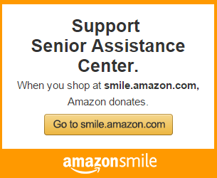 Purchasing on Amazon Smile is a giving opportunity helping the Senior Assistance Center.